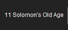 11 Solomon's Old Age