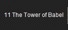11 The Tower of Babel