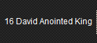 16 David Anointed King