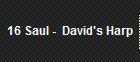 16 Saul -  David's Harp