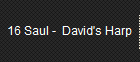 16 Saul -  David's Harp