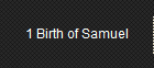 1 Birth of Samuel