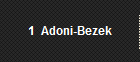 1  Adoni-Bezek