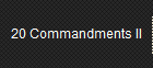 20 Commandments II