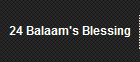 24 Balaam's Blessing