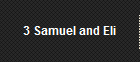 3 Samuel and Eli