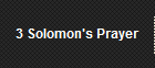 3 Solomon's Prayer