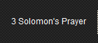 3 Solomon's Prayer