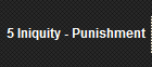 5 Iniquity - Punishment