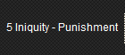 5 Iniquity - Punishment