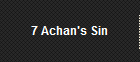 7 Achan's Sin