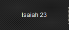 Isaiah 23
