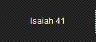 Isaiah 41