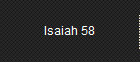 Isaiah 58