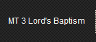MT 3 Lord's Baptism 