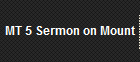 MT 5 Sermon on Mount
