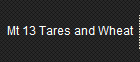 Mt 13 Tares and Wheat