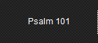 Psalm 101