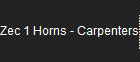 Zec 1 Horns - Carpenters