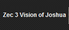 Zec 3 Vision of Joshua